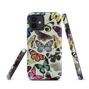 Butterfly Collage Background iPhone Case