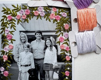 Handmade Embroidered - Family Photo