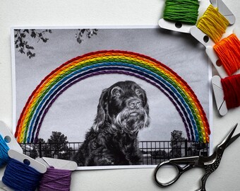 Custom Embroidered Pet Photo – A Heartfelt Tribute to Your Furry Friend