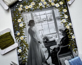 Handmade Embroidered Photo for India Hicks - From a creative inspiration to a Muse