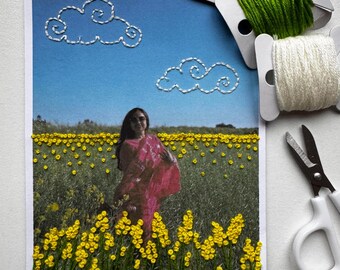 Handmade Embroidered Photo - Self Love is Key