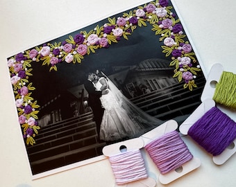 Handmade Embroidered Photo