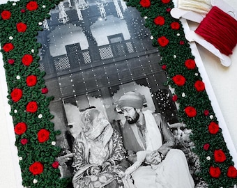 Handmade Indian Wedding Embroidered Photo – A Bespoke Keepsake