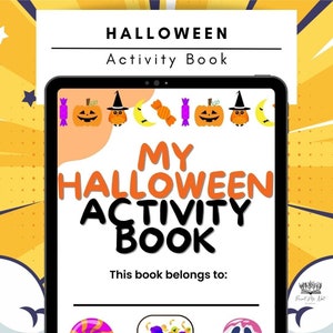 Halloween Activity Booklet for Kids