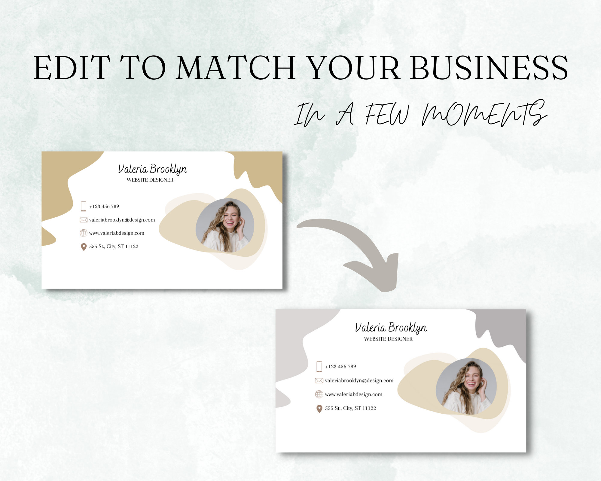 Business Email Signature Template | Canva Email Signature | Outlook ...
