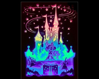 Sorcerer Mickey Lightbox - SVG / Cut Files