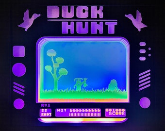 Duck Hunt Lightbox Scene - SVG / Cut Files