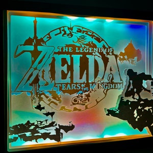 Tears of the Kingdom - Zelda Lightbox - Cut Files / SVG