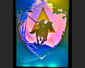 Epona's Song - Zelda Lightbox Scene - SVG / Cut Files