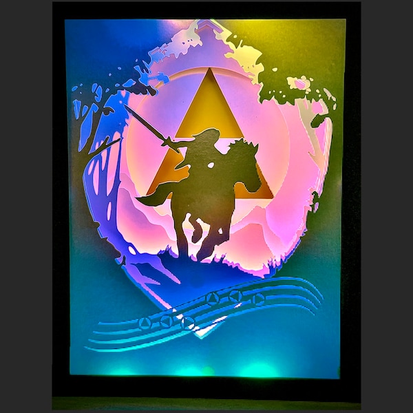 Epona's Song - Zelda Lightbox Scene - SVG / Cut Files