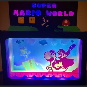 Super Mario World Lightbox - Schnittdateien / SVG