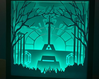 Master Sword - Zelda Lightbox - Cut Files / SVG