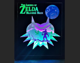 Majora's Mask - Zelda Lightbox - Cut Files / SVG