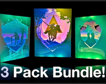 Ocarina of Time Lightbox Bundle - SVG / Cut Files