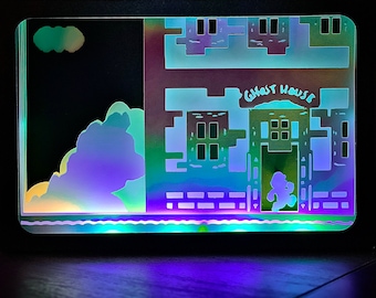 Super Mario Ghost House - Lightbox Scene - SVG / Cut Files