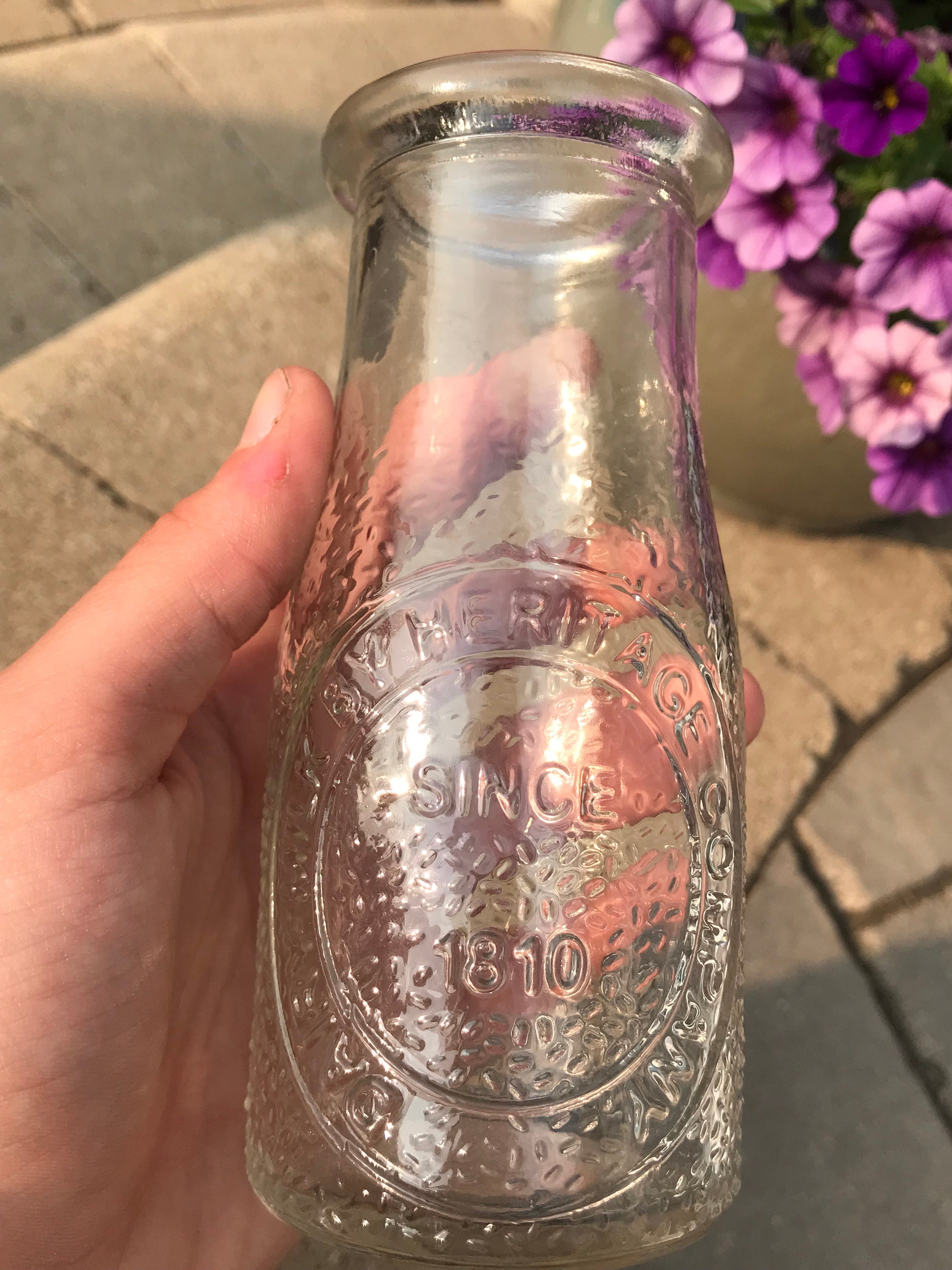 Heritage Company Since 1810 Milk Bottle Etsy UK