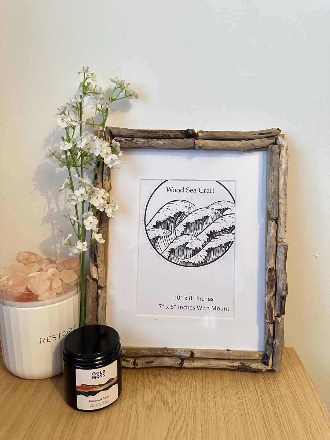 Welsh Frame Welsh Coastal Drift Wood Photo Frame Boho Style Photo Frame - Etsy
