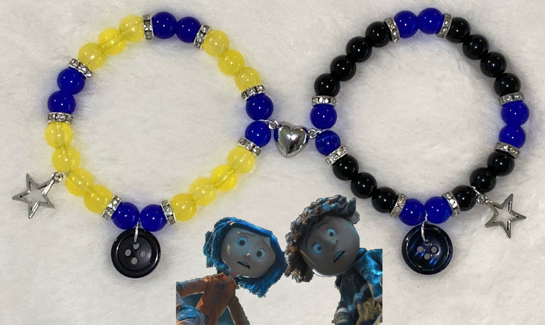 Coraline Button Couples Bracelet - Etsy