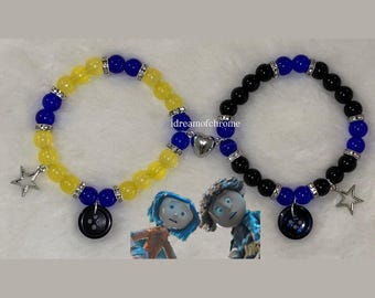 Coraline Button Couples Bracelet