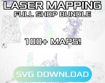 Laser Mating Komplettes Shop Bundle | SVG-Mediathek | Laser-Cut-Dateien