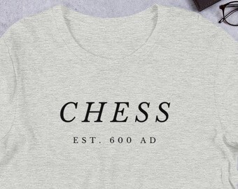Chess Shirt, Chess history shirt, Matching chess player gifts, Unisex shirt, Funny chess shirt, Chess pun shirt, Funny chess sayings