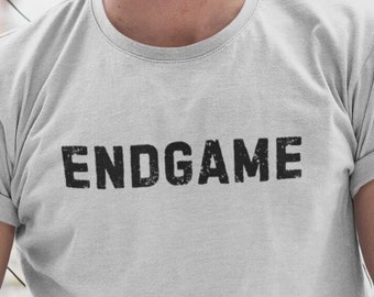 Endgame Chess Shirt, Minimalist Chess Gifts, Unisex Comfort Colors® Super Soft Washed Out Shirt, Fun Chess Terms Shirt, Mens Graphic Tees