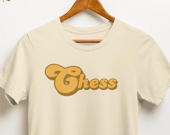 Chess Shirt • 70s Clothing • Retro T Shirt • 70s T Shirt • Groovy Shirt • Hippie Shirt • Boho Shirt • Chess Player Gift • Vintage Apparel