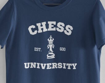 Chess University Shirt, School Shirt, Team Shirt, College Shirt, Vintage College Apparel, Retro University Shirt, Retro Chess Shirt