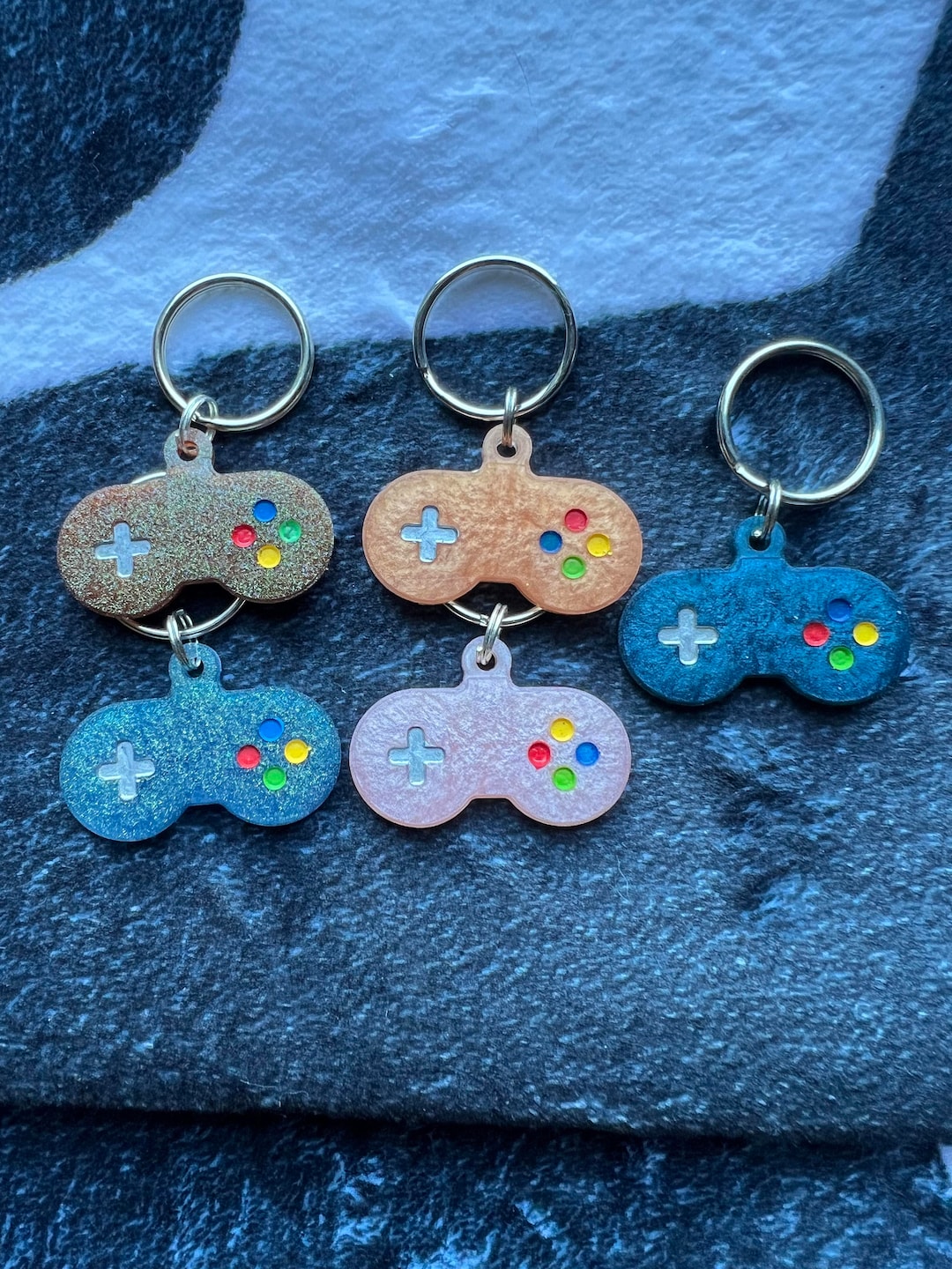 Powder Key Chain Controller Keychain-mica Powder - Etsy