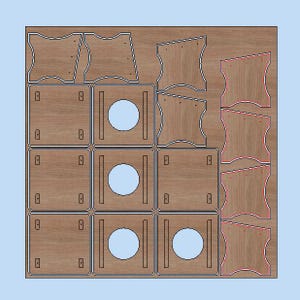 Cornhole Airmail Digital File for CNC – Regulation Cornhole Scale | dxf, svg, pdf