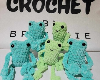 Crochet Frog Plush: Handmade Amigurumi Frog