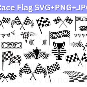 Rennflagge svg, karierte Flagge svg Bundle | Rasse Flagge Clipart & Cut Dateien für Cricut | Sofortiger Download Racing Shirt, Mom Designs