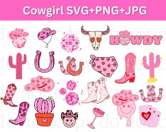 Pacote Cowgirl Svg, Cowgirl Png, Botas Cowgirl Svg, Garota Country Svg, Western Svg, Garota Southern Svg, Chapéu Cowgirl Svg, Yeehaw Svg, Rodeio Svg