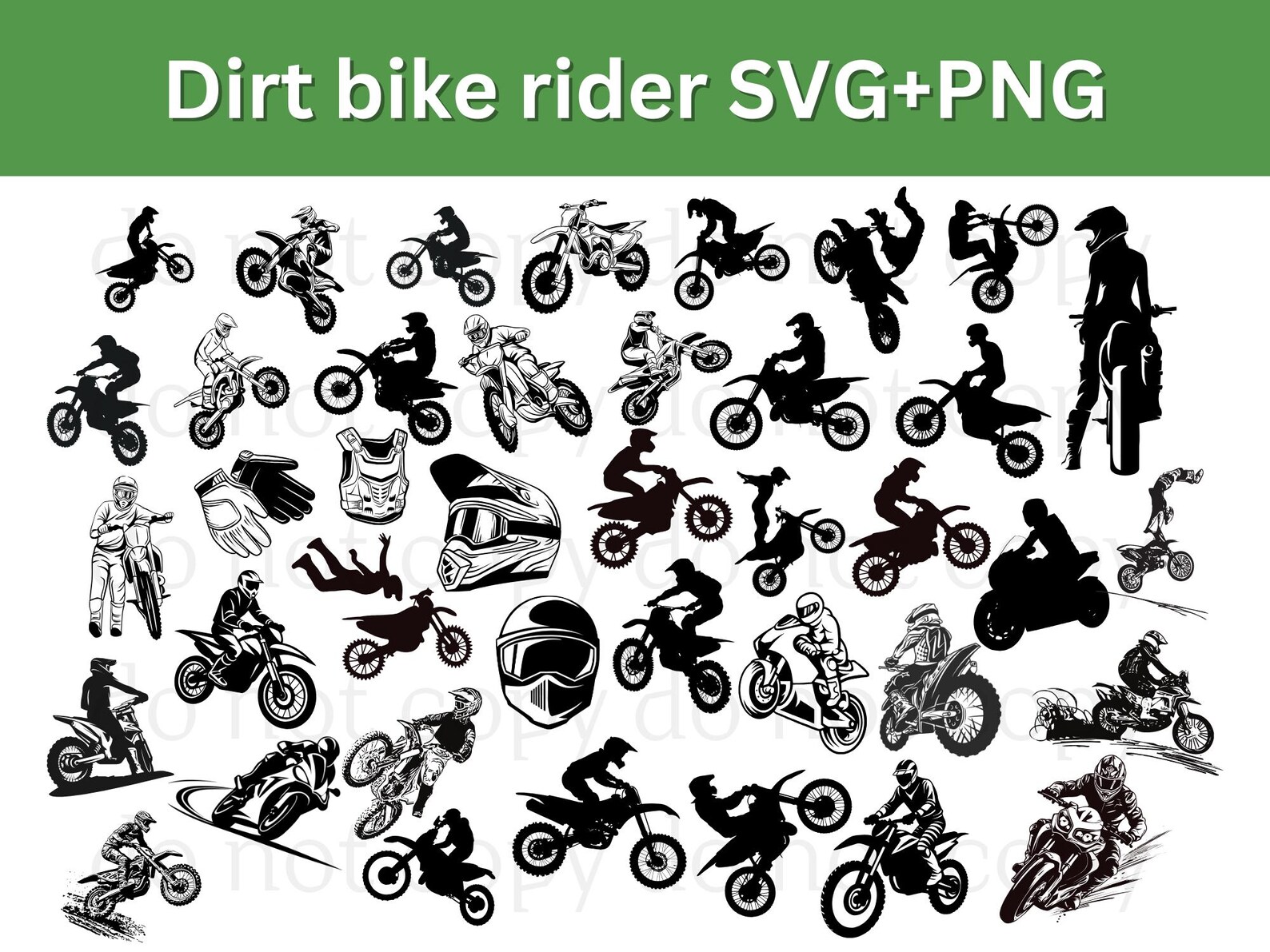 Grasstrack Rider Svg Dirt Bike Rider Svg Bundle,motocross Svg, Dirt Bike Clipart, Dirt Bike ...