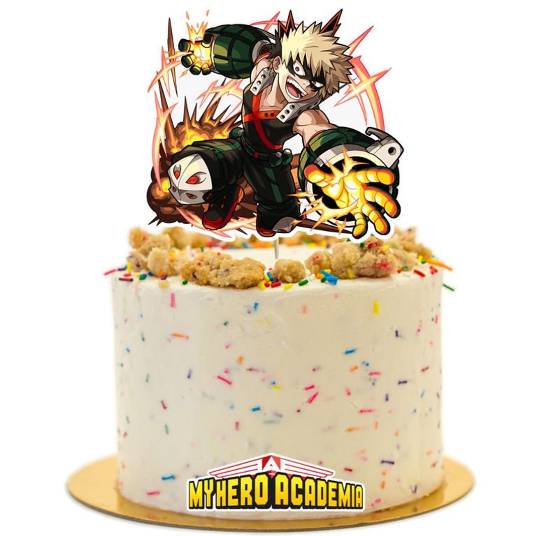 My Hero Academia Cake Topper Handmade - Etsy