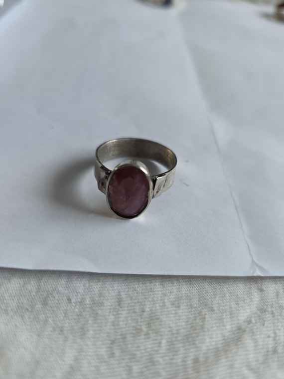 Handmade natural Ruby gemstone ring - image 1