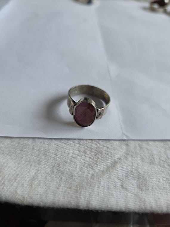 Handmade natural Ruby gemstone ring - image 9