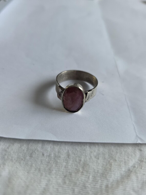 Handmade natural Ruby gemstone ring - image 3