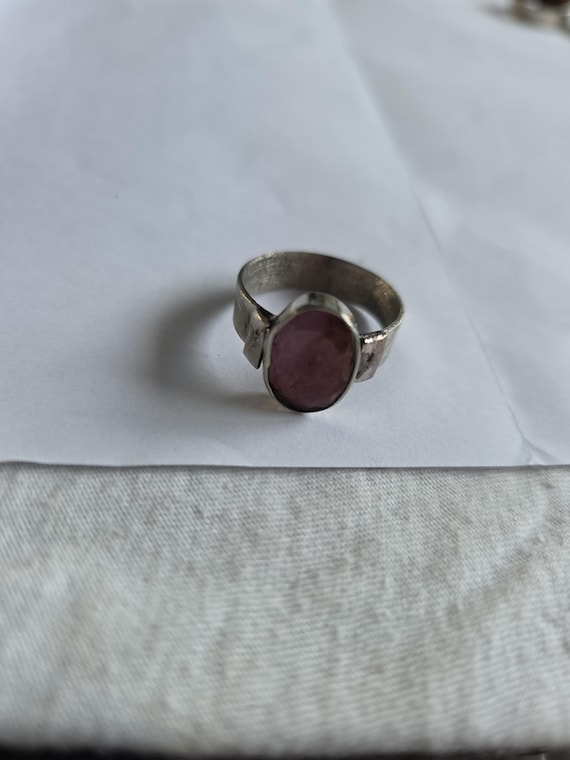 Handmade natural Ruby gemstone ring - image 4