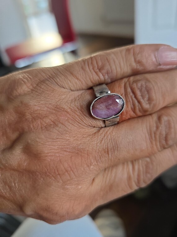 Handmade natural Ruby gemstone ring - image 14