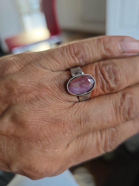 Handmade natural Ruby gemstone ring - image 15