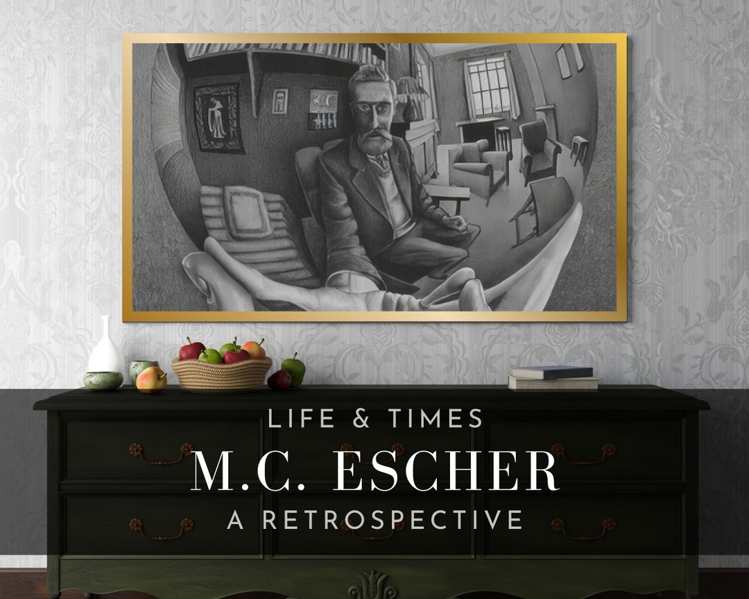 Set of 70 Samsung Frame TV 4K Art. Ultimate M.C. Escher Famous