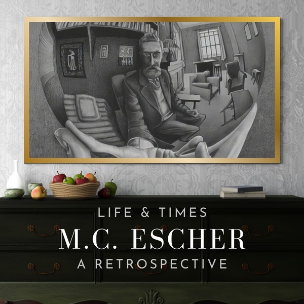 Set von 70 Samsung Frame TV 4K Art. Ultimativer M.C. Escher Berühmte Gemälde Sammlung. M.C. Escher Kunst Set. Sofortiger Download Rahmen TV Kunst