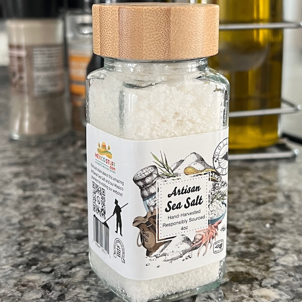 Colima all natural Sea Salt - low sodium 4 oz. Shaker Jar