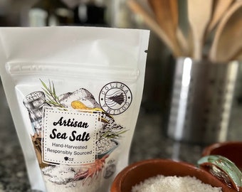 Colima all natural  sea salt. Low sodium and hand-harvested 8 oz. Bag