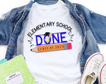 Elementary School Graduate 2023 Shirt, 5th Grade Graduation T Shirt, End Of Year Shirt, Graduate Shirt, Gifts for Graduation, 5th grade gift