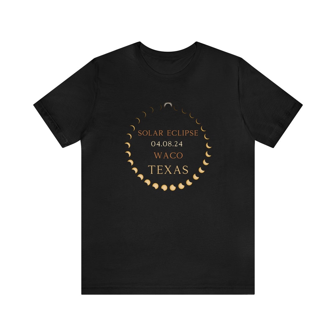 Total Solar Eclipse Waco Texas 2025 Tshirt for Astronomy Lovers