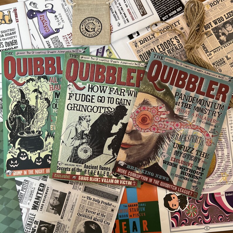 Quibbler Magazine Harry Potter Collectible - Etsy