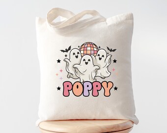 Personalized Trick or Treat Bag, Custom Halloween Bag, Halloween Tote, Kids Halloween Bag with Name, Custom Trick-or-Treat Bags