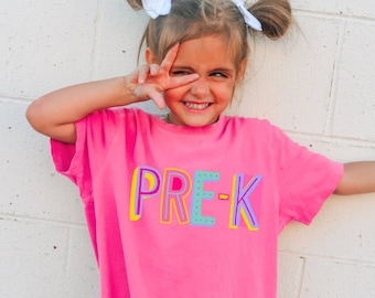 Preschool Shirt, Back to School Kids Shirt, First Day Of School Shirt, Custom School Shirt, Preschool Tshirt, Toddler Shirt, PreK Shirt